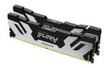 Kingston Fury Renegade DDR5 Plata/Negro XMP 48GB (2x24GB) 8800MT/s CL42 CUDIMM Memoria Gamer para Ordenadores de sobremesa Kit de 2 - KF588CU42RSK2-48