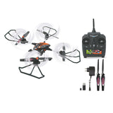 Jamara 422007 - Oberon Altitude Drone HD Brújula Turbo Negro/Rojo - 2,4 GHz multijugador, Cámara HD con SD 4 GB, 40 Km/h
