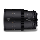 Samyang MF 135 mm T2,2 VDSLR MK2 MFT – Teleobjetivo de Video Cine Distancia Focal Fija para Micro Cuatro Tercios, Enfoque Manual para Panasonic DC-GH5s DC-GH5 II BGH1 Olympus OM-D E-M1 Mark III