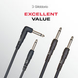 D'Addario Cable XLR - Cable XLR para Micrófono - Serie Clásica - XLR Macho a XLR Hembra - 15.24 Metros - 1-Paquete