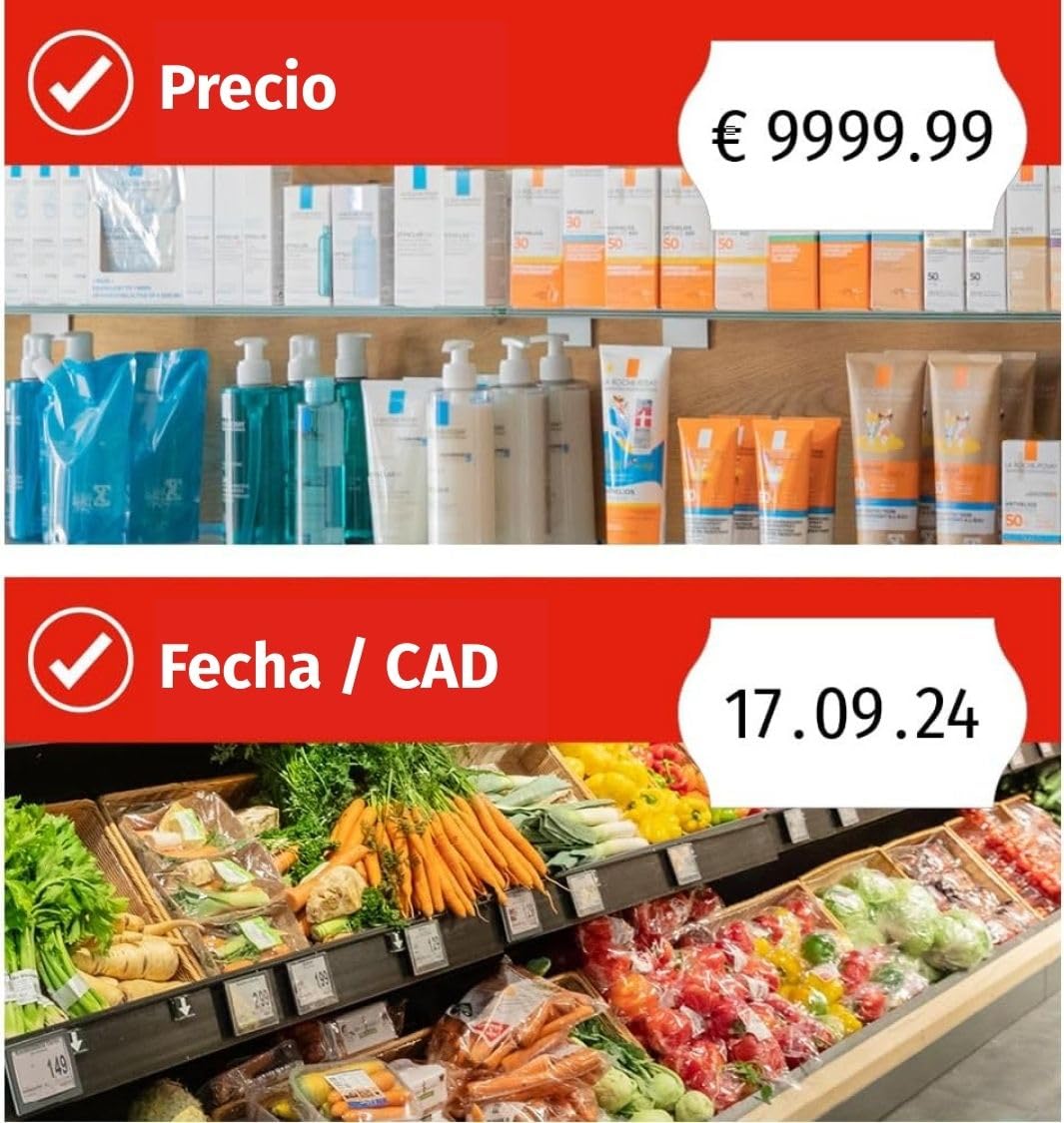 Juego de etiquetadoras de precios Meto Basic S original