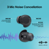 LG xboom Buds, Auriculares Bluetooth con cancelación Activa de Ruido, Negro