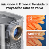 Proyector T2 Portátil WiFi 6 Bluetooth Full HD 1080P 4K Nativo Soporte Cine en Casa/Exterior para Móvil/iOS/Android con Sound by J y Batería Integrada