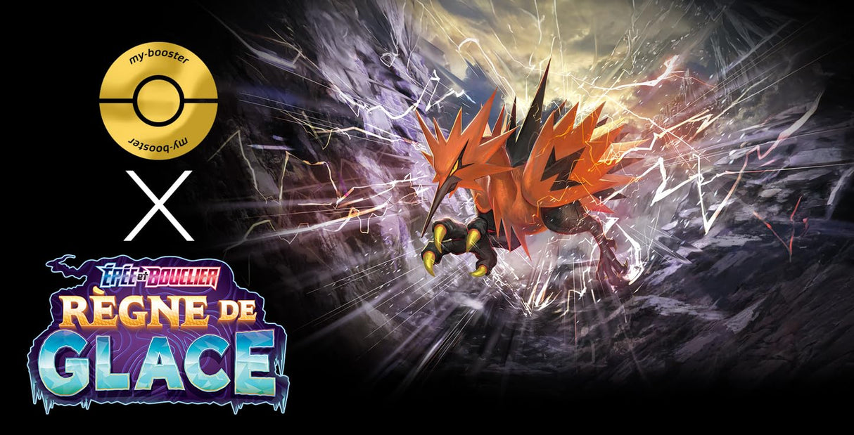 Sylveroy Cavalier du Froid VMAX (Calyrex Jinete Glacial VMAX) 203/198 Alternativo Pokémon Gallery Secreta - Ultraboost X Epée et Bouclier 6 Règne de Glace - Box de 10 Cartas Pokémon Francés