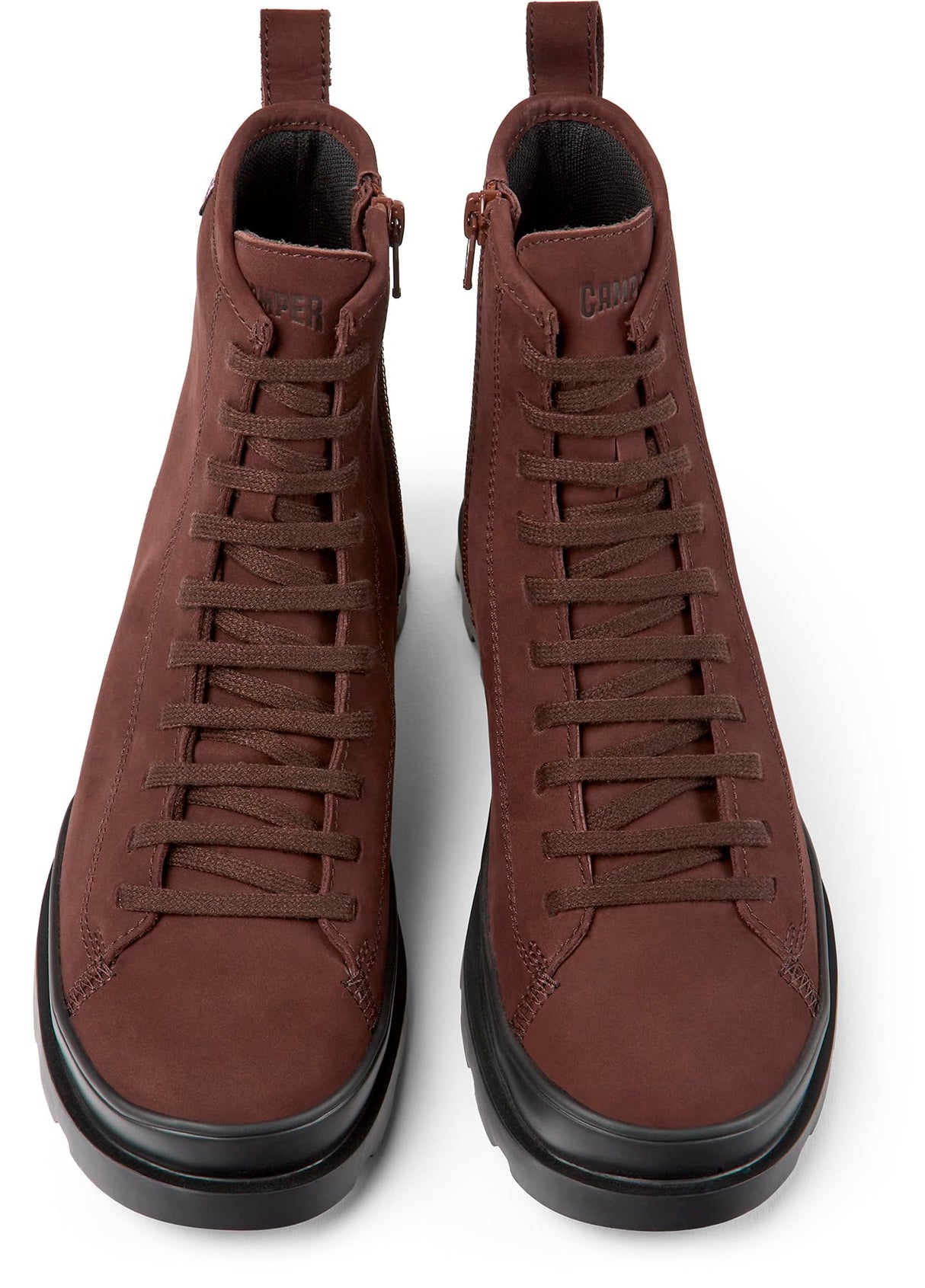 Camper Brutus K400737, Botas, Mujer, Granate 002, 38 EU