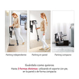 LG A9K-CORE2S - Aspirador Escoba, Kompressor 200W succión, con Doble batería y Sistema de compresión de Polvo, Silver
