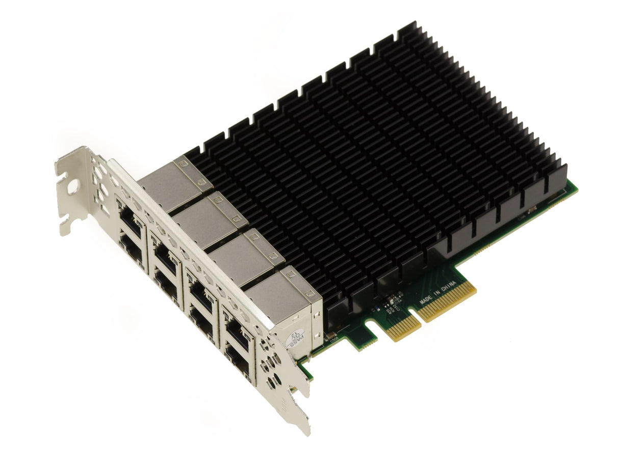Kalea-INFORMATIQUE 8 Puertos LAN Gigabit Ethernet en Ranura PCIe x4 con Conectores 10/100/1000 RJ45 con chipset Intel I350 Tarjeta controladora de Red PCI Express