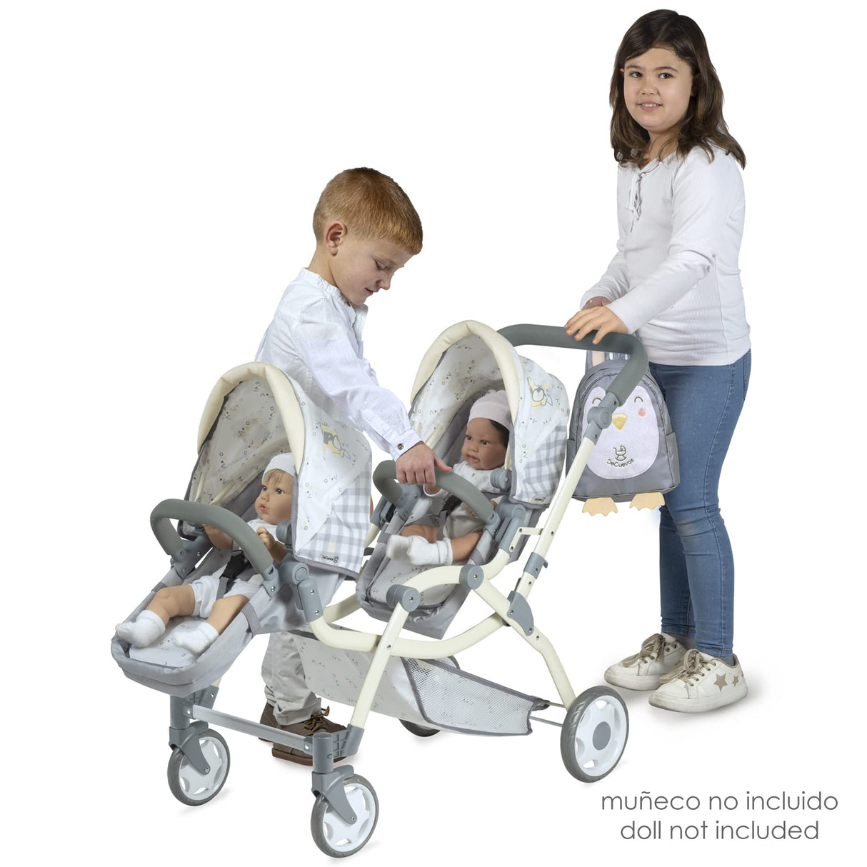 Carrito para Muñecas Decuevas PIPO Doble 45 x 100 x 81 cm
