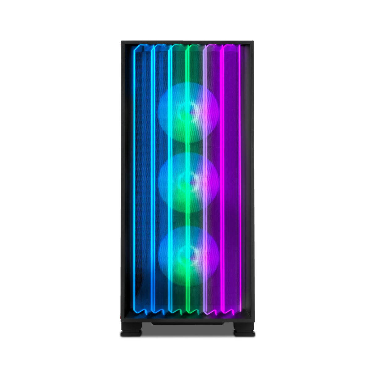 YEYIAN Caja PC Gamer Mirage X | Torre Completa | Chasis 1.0mm | Fuentes Alimentación ATX 2, 3 | Panel Lateral Vidrio Templado | Cooler CPU hasta 180 mm | GPU hasta 420 mm