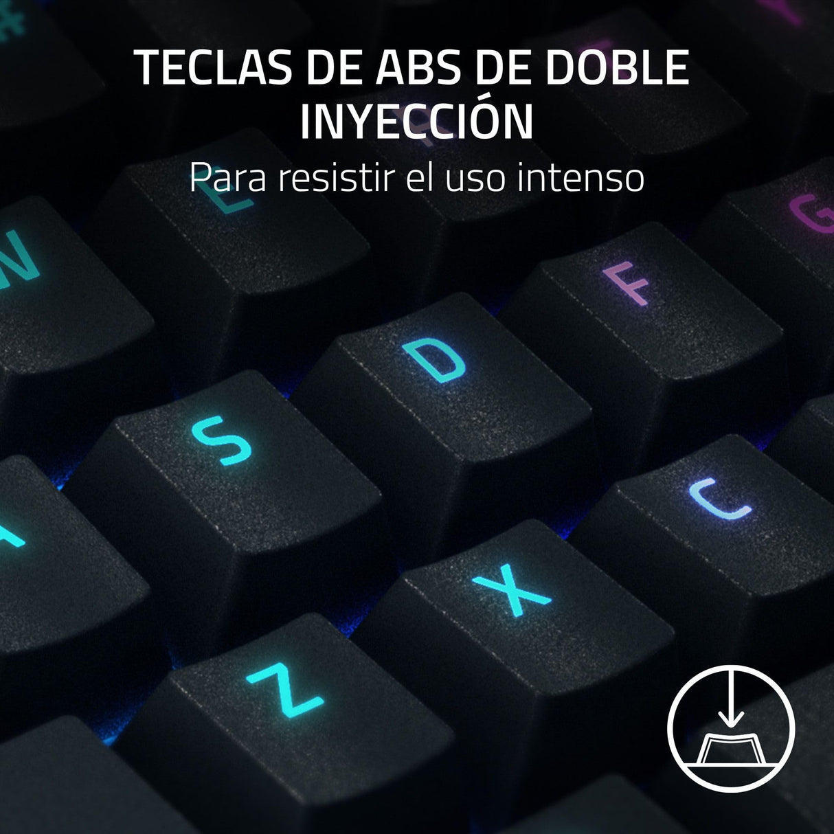 Razer BlackWidow V4 X, Teclado gaming con Razer Chroma RGB (Switches mecánicos amarillos , 6 teclas macro dedicadas de ABS de doble inyección) ES-Layout, Negro