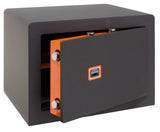 ARREGUI Plus C Caja fuerte de acero con llave | Caja de seguridad con apertura certificada de llave | Caja para casa y negocio, fácil de usar, alto nivel de seguridad (23 L - 27 x 38,5 x 30 cm)