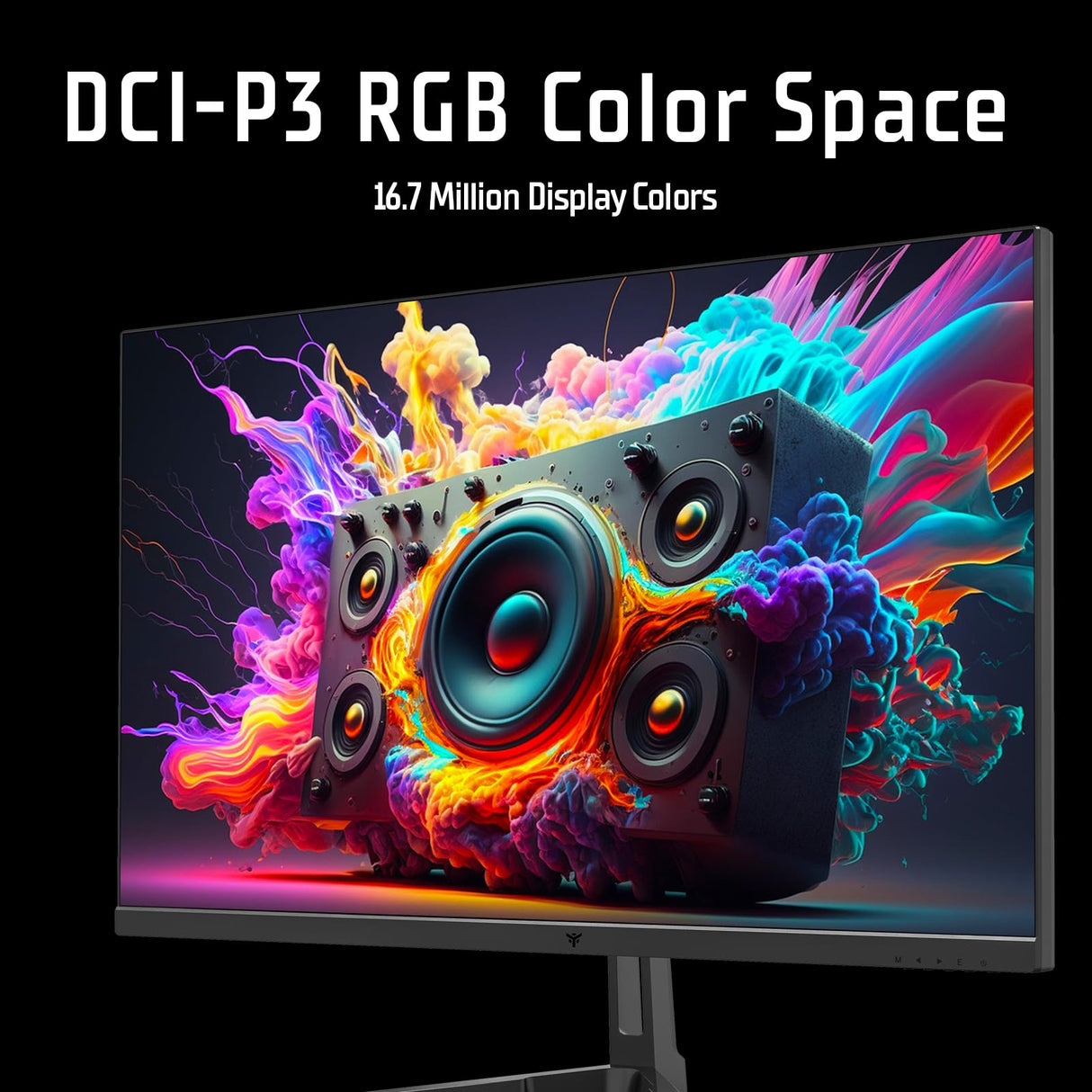 Itek Monitor GGF - 24,5" Pantalla Plana con Panel 16:9 VA, resolución FHD 1920x1080, 260Hz, 1ms, Conexiones HDMI y DP, HDR, sincronización adaptativa