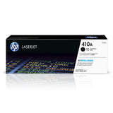 HP 410A CF410A, Negro, Cartucho Tóner Original, de 2.300 páginas, para impresoras HP Color LaserJet Pro serie M452 y M477