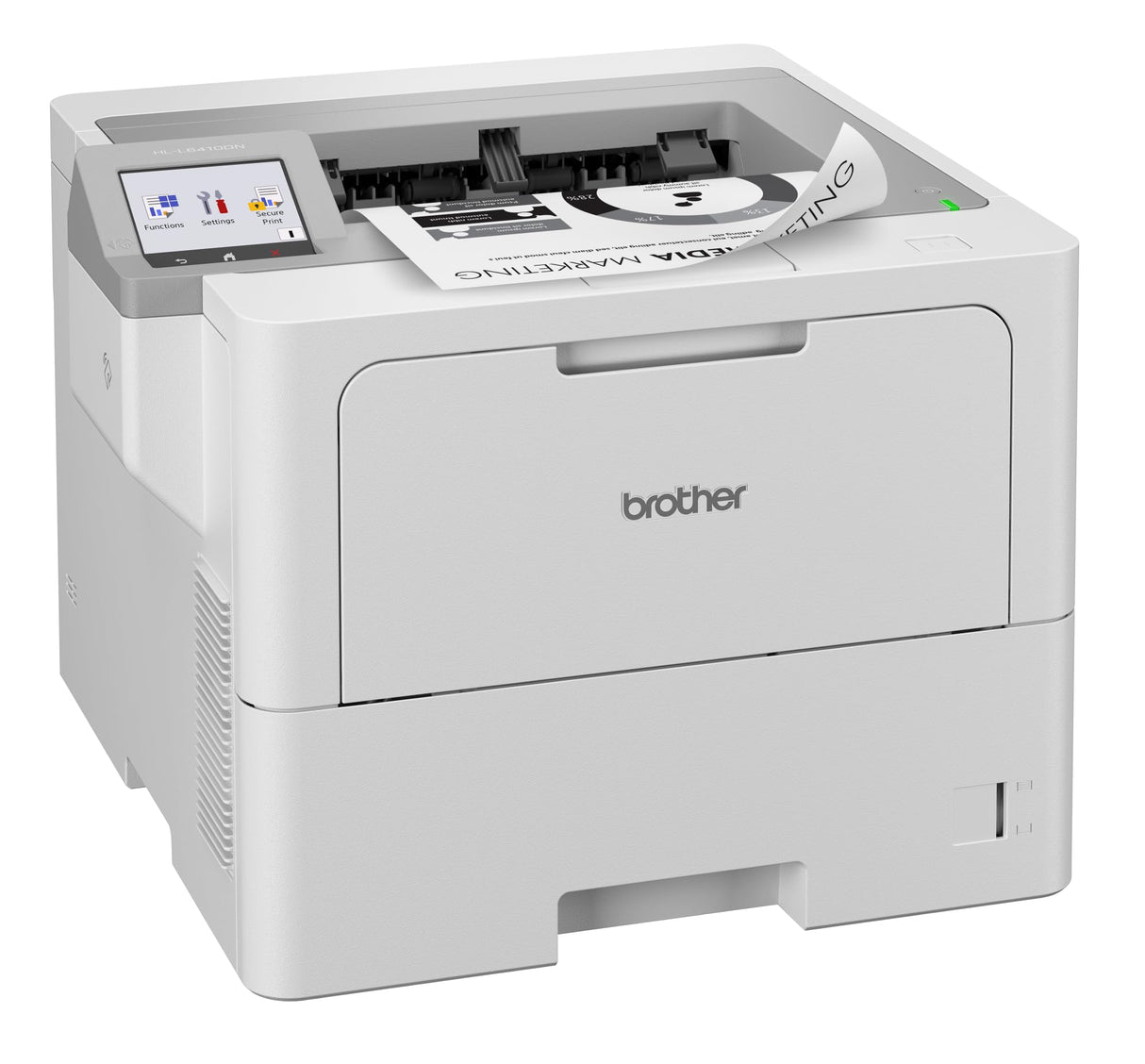 Brother HLL6410DN, Impresora láser Monocromo de optimo Rendimiento, dúplex automático, Red Cableada y WiFi Opcional,