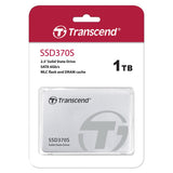 Transcend SSD370S - Disco duro sólido de 1 TB (SATA III, MLC, hasta 560 MB/s, 2.5"), color plateado