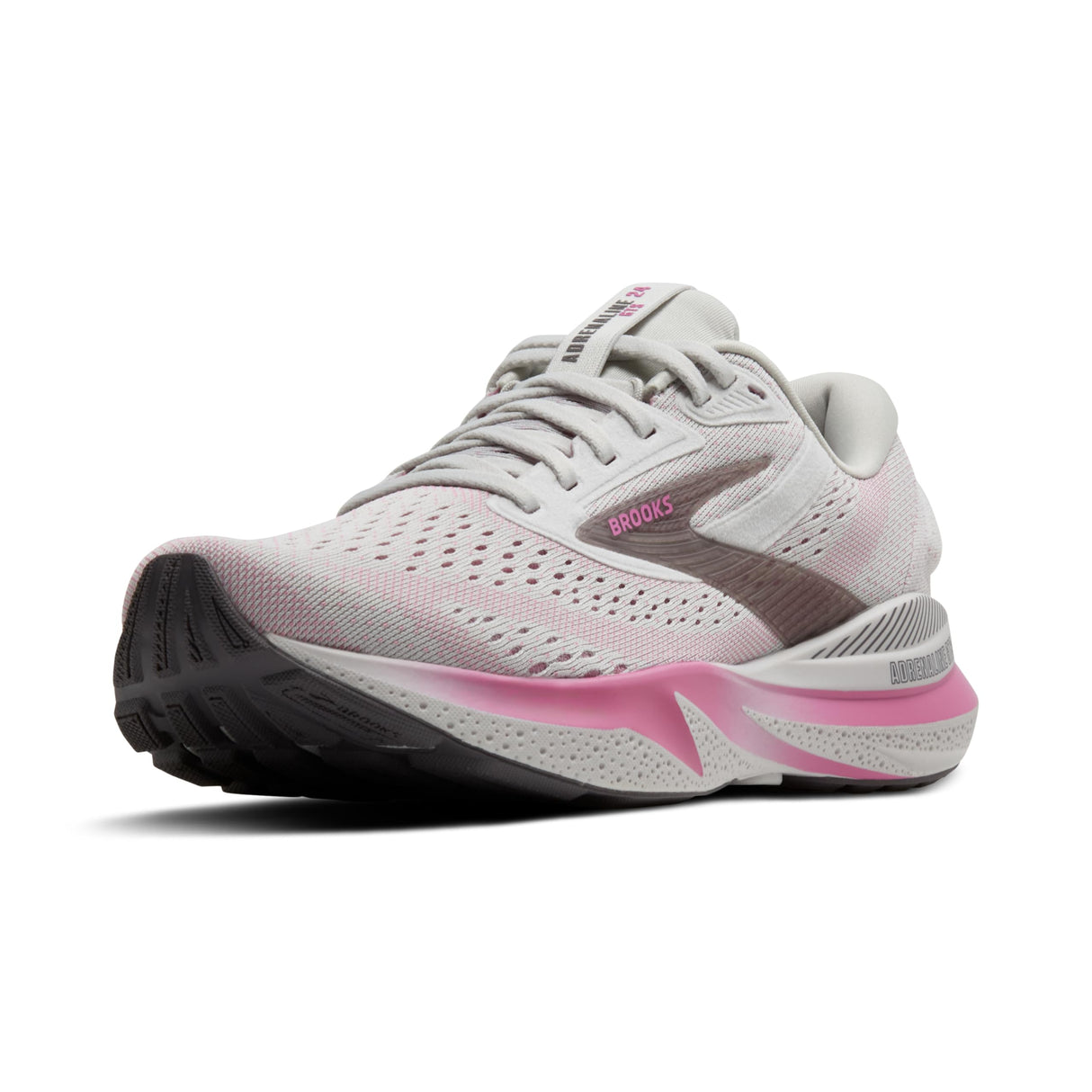 Brooks Adrenaline GTS 24, Zapatillas Deportivas Mujer, Oyster Excalibur Pink, 39 EU