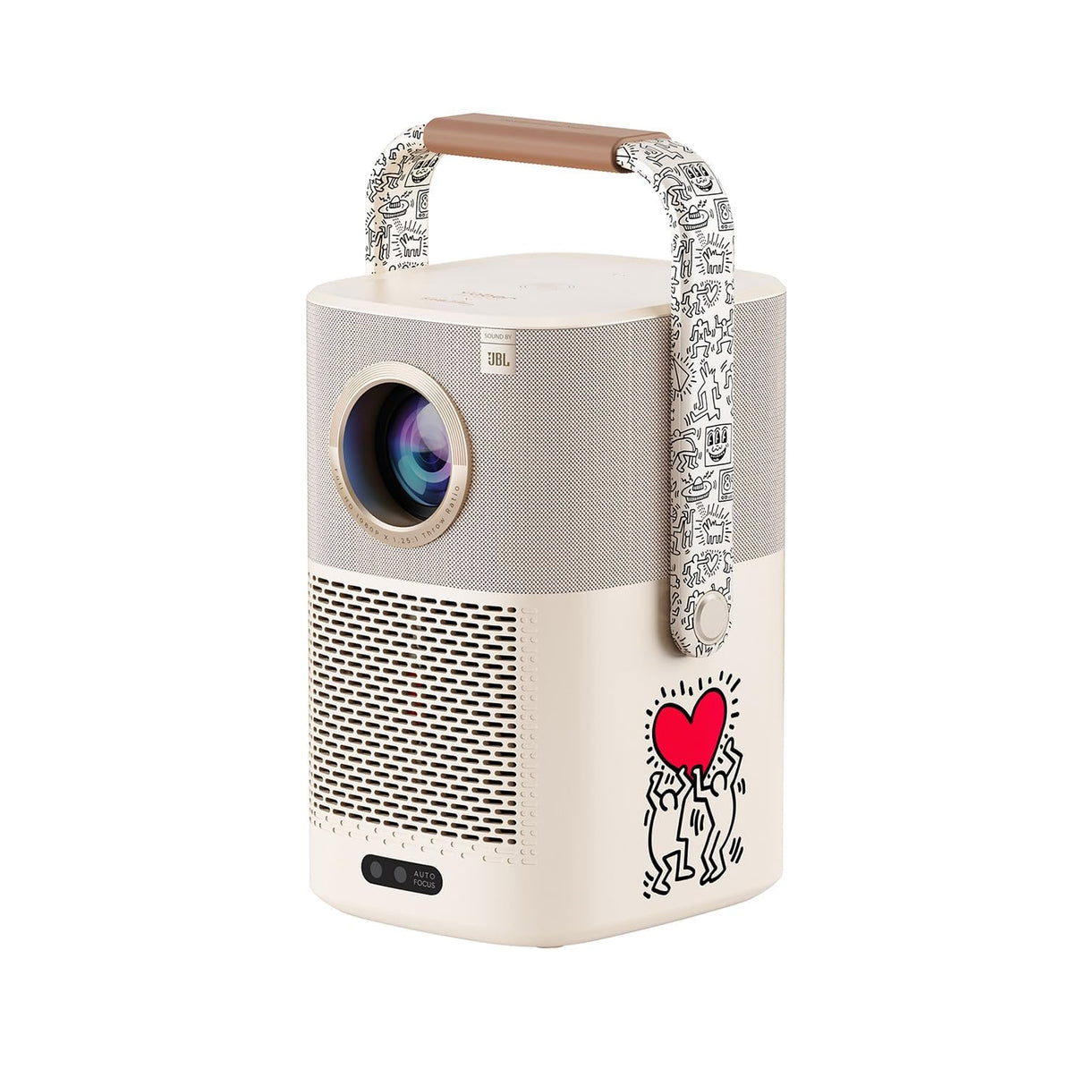 【Sound by J&Built-in Battery】 WiFi Bluetooth,Yaber T2 Proyector Full HD 1080P Nativo,Auto Enfoque/Keystone, 2,5H Vídeo Proyector Cine en Casa/Exterior para Movil/iOS/Android (K.H.)