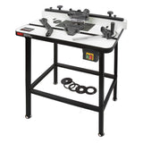 Trend Mesa fresadora de taller independiente 230 V EU, perfecta para trabajos de elevación de paneles, creación de plantillas y corte por lotes, WRT/EURO