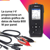 FLIR PV48 - Probador de paneles solares y trazador de curvas IV con mediciones de temperatura - Diseñado para evaluar la potencia y eficiencia máximas de los paneles solares