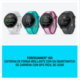 Garmin Forerunner 165 Music, Reloj Inteligente para Correr con GPS, Pantalla Táctil AMOLED, Métricas Optimizadas, Planes de Entrenamiento, Pay, Autonomía de 11 Días, Lila