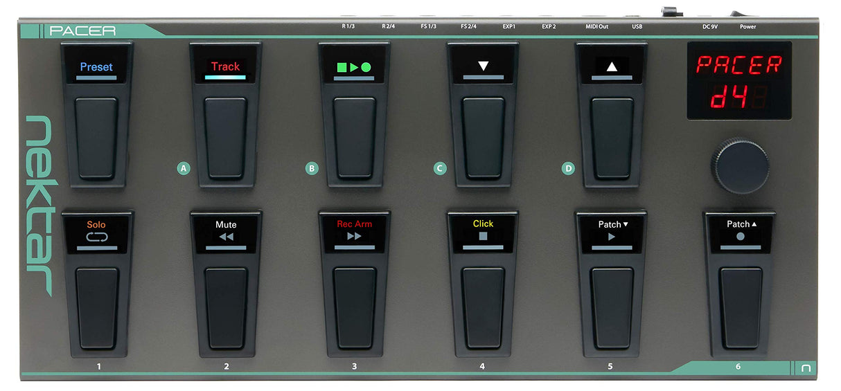 Nektar Controlador de pedal Pacer MIDI DAW