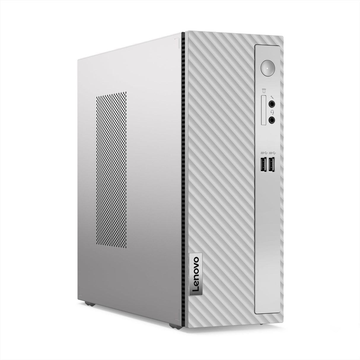 Lenovo IdeaCentre 3 07ACH7 - Ordenador de sobremesa con Teclado francés y ratón (AMD Ryzen 5 5600H, RAM 8GB, SSD 512GB, AMD Radeon Graphics, Windows 11 Home), Color Gris