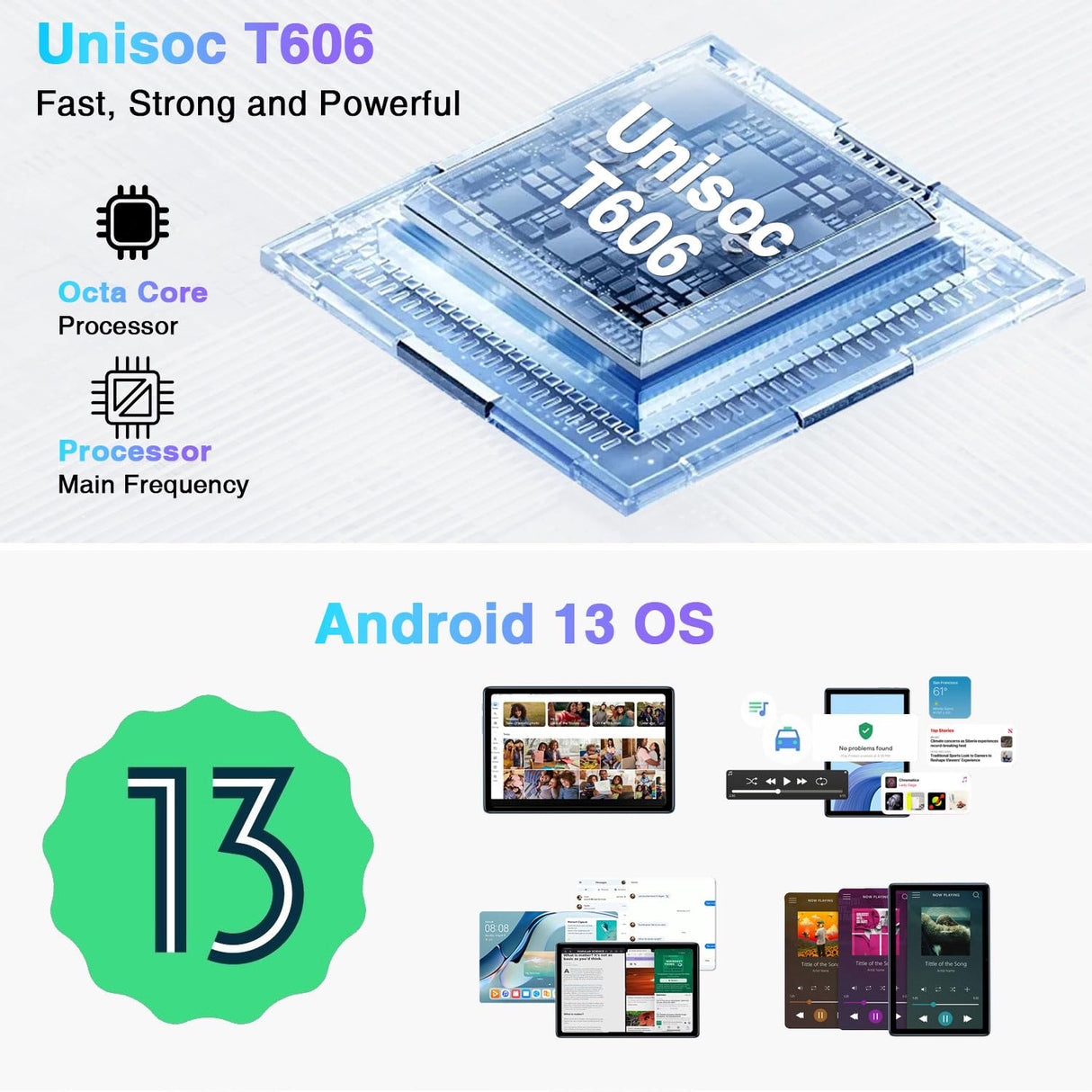 DOOGEE U10 Set Tablet con Teclado y Lapiz 2025 U10-V-Marrón