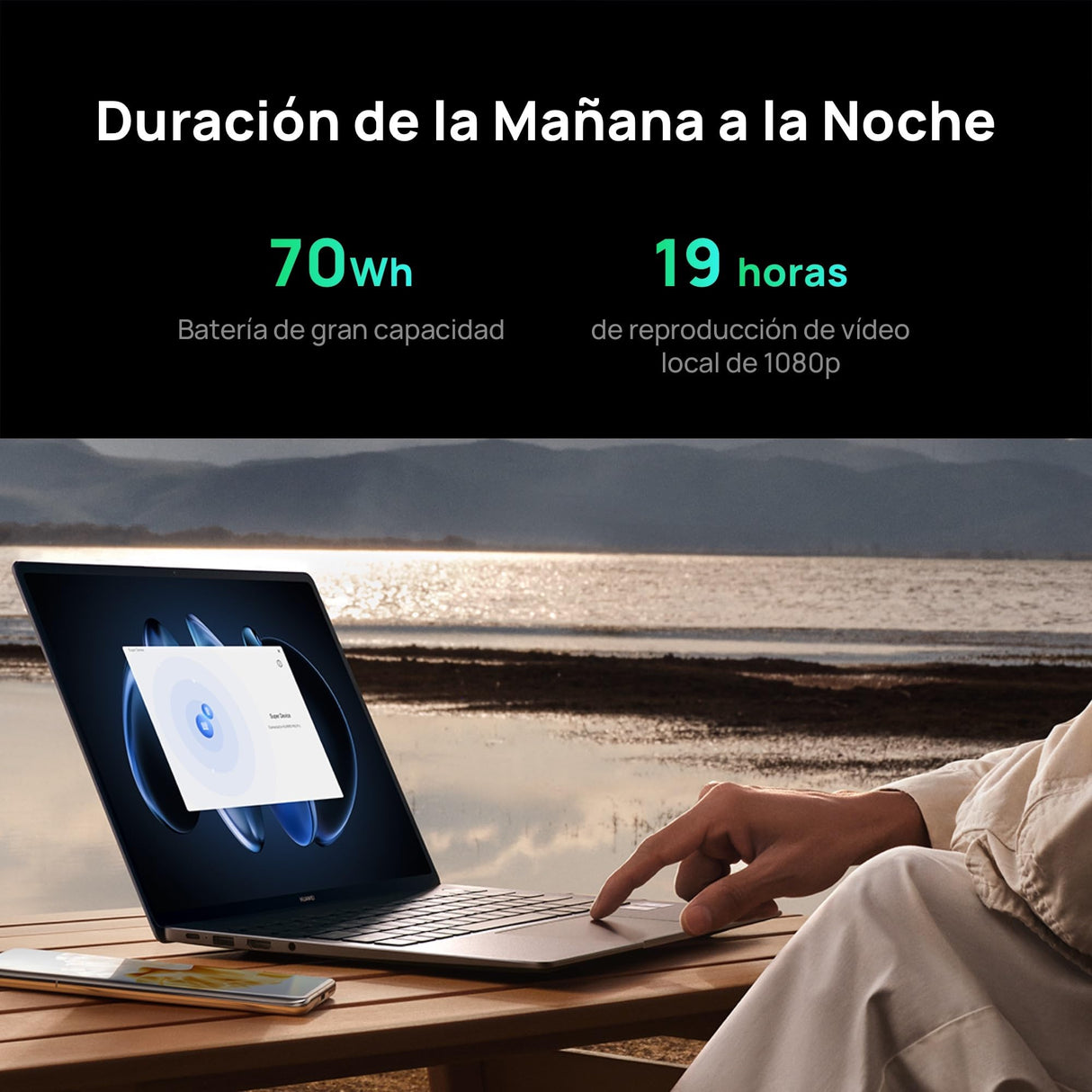 HUAWEI MateBook 14 Laptop, Pantalla OLED de 14,2" 2,8K con Pantalla Táctil, Procesador Intel Core Ultra 5, 16GB RAM, 512GB SSD, Diseño Ultrafino, Reproducción Continua 19 Horas, Space Gray
