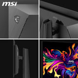 MSI mag 273QP QD-OLED X24 - Monitor Gaming Plano 26.5" WQHD - Panel OLED Quantum Dot 2560 x 1440 240Hz / 0.03ms, 99% DCI-P3, Delta E≤2, DisplayHDR True Black 400, DP 1.4a, HDMI 2.1
