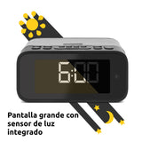 TechniSat DIGITRADIO 52 BT– Radio Despertador Dab(Radio Reloj, Despertador, Dab+, FM, función Snooze, Temporizador de Apagado, Pantalla Regulable, recepción Bluetooth, Altavoz de 3 vatios RMS)