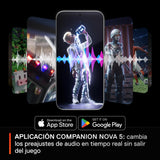 SteelSeries Arctis Nova 5P Cascos PS5 Inalámbricos - PS5, PC, Switch 2, móvil - Controladores magnéticos de neodimio - Más de 100 preajustes - Batería de 60 horas - 2,4 GHz o BT - Micro Gen2.X