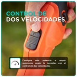 BLACK+DECKER Recortadora de césped inalámbrica 36V con batería y Cargador rápido - Ancho de Corte 33cm, Motor sin escobillas, alimentación automática de Hilo, Velocidad Variable - BCSTA536L1-QW