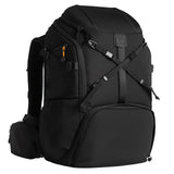 TARION Mochila para cámara Mochila impermeable para cámara Mochila para cámara Mochila grande para fotografía Acceso lateral con compartimento para computadora portátil de 15,6''
