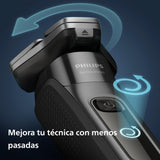 Philips Shaver Serie 8000 Afeitadora eléctrica Wet & Dry con Tecnología SkinIQ (modelo S8696/35)