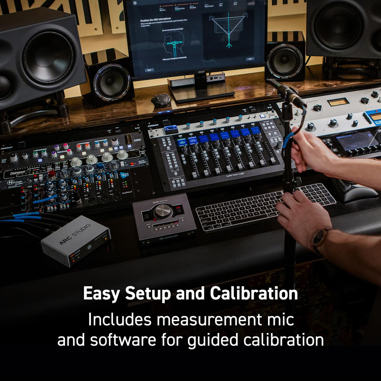 IK Multimedia ARC Studio. Standalone advanced room correction system. Includes hardware processor unit, ARC 4 software and measurement mic