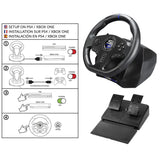 Subsonic - Superdrive, Volante De Carreras Sv750 Con Pedal, Cambio Y Vibración, Xbox Serie X/S, Ps4, Xbox One, Switch, Ps3, Pc (Programable Para Todos Los Juegos), Xbox Series X