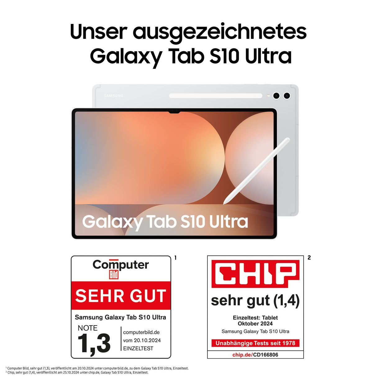 Samsung Galaxy Tab S10+ AI Tablet Android, 12 GB de RAM, 256 GB de Memoria, Pantalla AMOLED, Revestimiento antirreflectante, Incluye S Pen, WiFi, Platinum Silver