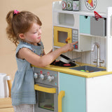 Cocina de Juguete de Madera con Utensilios de Teamson Kids Horno NiñosTD-11708AR