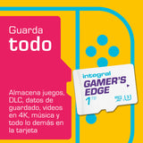 Integral Tarjeta Micro SD Gamer's Edge de Integral 1TB para Nintendo Switch - Carga, Guarda y almacena con rapidez Juegos, DLC y Datos, creada para Nintendo Switch, Switch Lite y Switch OLED.