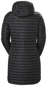 Helly Hansen W Sirdal Long Insulator, Chaqueta Mujer, Negro (Black), M