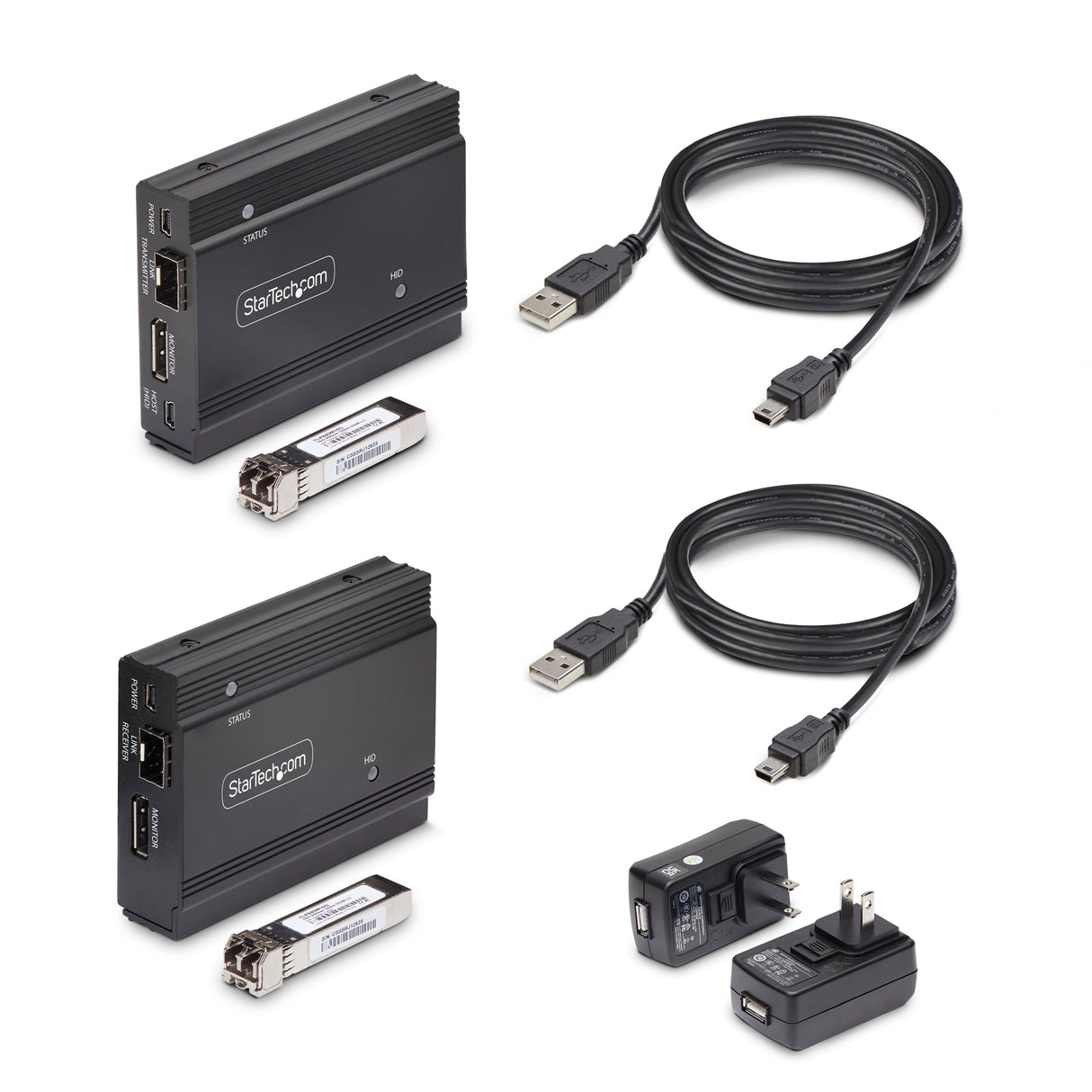 StarTech Extensor KVM DisplayPort por Fibra Óptica Multimodo 4K 60Hz 300m