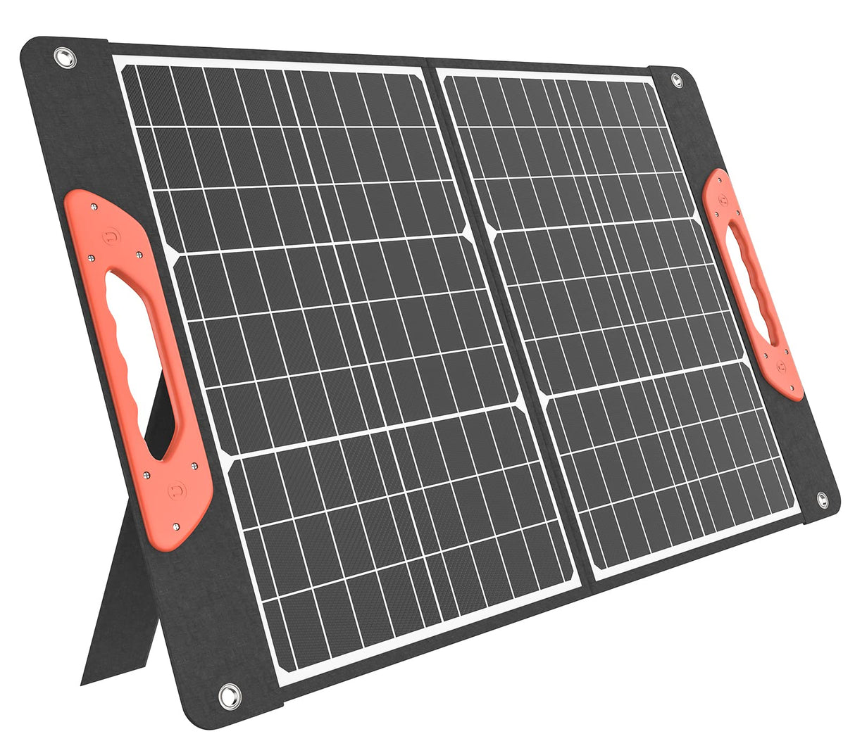Rosaking 60W Cargador Solar Portátil, USB C+A + DC Panel Solar Plegable para Jardín, Balcón, Camping,para Generador Portátil, Pesca,Smartphone, GoPro,Portátiles