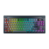 CHERRY XTRFY MX 8.3 TKL Wireless, Teclado Mecánico Gaming Sin Bloque Numérico, Disposición UK (QWERTY), Switches Hot Swappable MX2A Red, Starfall Grey