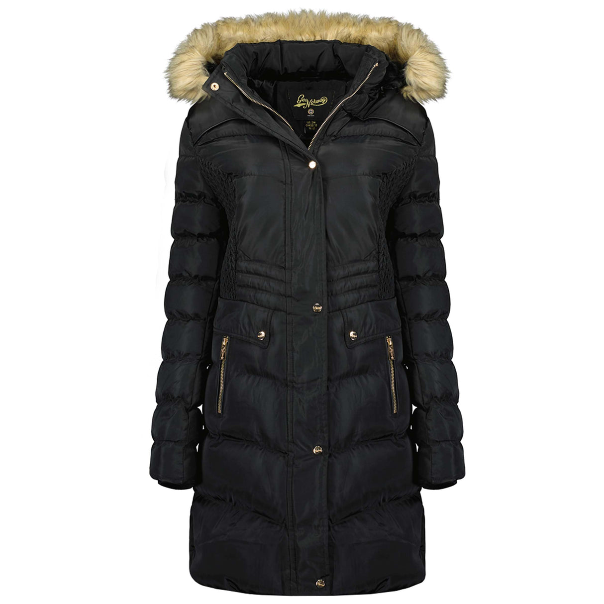 Geographical Norway Badonna Lady Parka de Mujer, Noir, L