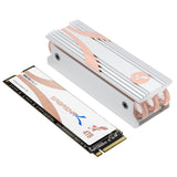 SABRENT SSD 4TB con disipador de calor, M.2 SSD 4TB, NVMe 4TB, PCIe 4.0 M.2 2280, Gen4, Velocidades internas de SSD de hasta 4900 MB/s, Rendimiento extremo, 5 años de garantía (SB-RKTQ4-HTSS-4TB)