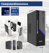 GMR Ultra SFF i7 Office PC - Ordenador de Oficina para Empresas | 3 Años de Garantía | 16 GB de RAM | SSD M.2 de 1000 GB | USB 3 | Windows 11 Pro | WiFi-Bluetooth
