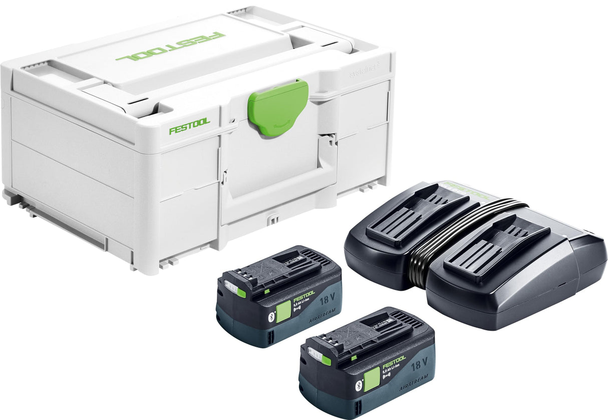 Festool Set de energía SYS 18V 2x5,0/TCL 6 DUO