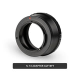 Walimex 16437 - Teleobjetivo para micro cuatro tercios (distancia focal fija 800 mm, apertura f/8, diámetro: 23 mm), negro y blanco