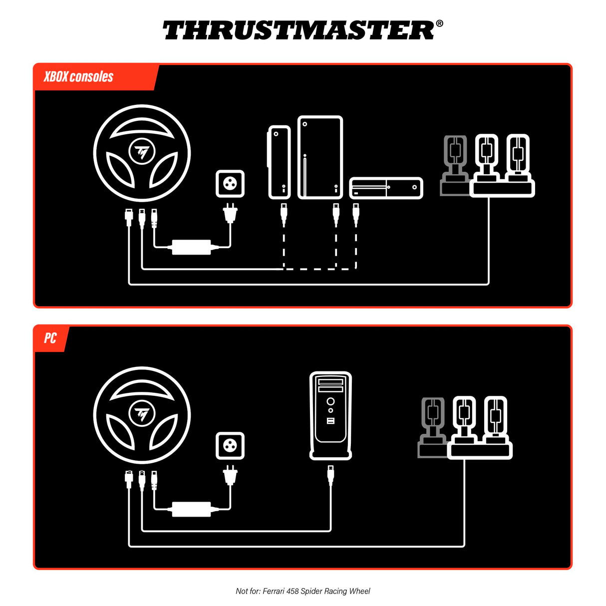 Thrustmaster T248 Volante de Carreras y Pedales Magnéticos – Xbox Series X|S, Xbox One, PC – HYBRID DRIVE, Palancas Magnéticas, Retroalimentación de Fuerza Dinámica, Pantalla Integrada