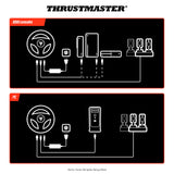 Thrustmaster T248 Volante de Carreras y Pedales Magnéticos – Xbox Series X|S, Xbox One, PC – HYBRID DRIVE, Palancas Magnéticas, Retroalimentación de Fuerza Dinámica, Pantalla Integrada